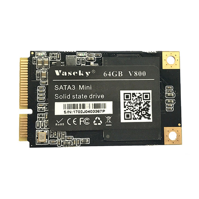 Vaseky 1.8" 64G Mini MSATA SSD Notebook Desktop Solid State Drive