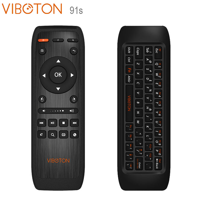 KB-91s  2.4G Mini Wireless Keyboard Air Mouse with IR Learning for Mini PC IPTV Player H96 X96 Android 9.0 TV Box