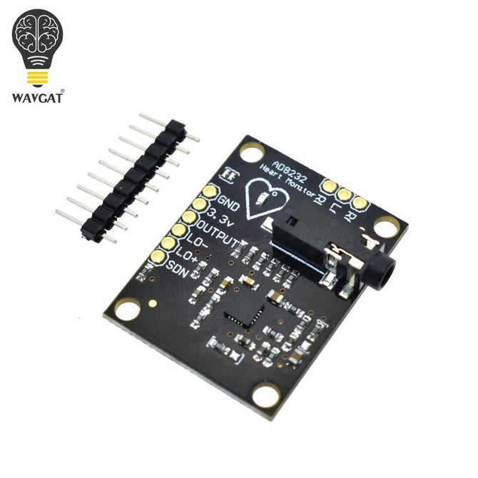 WAVGAT Ecg module AD8232 ecg measurement pulse heart ecg monitoring sensor module kit for Arduino UNO R3