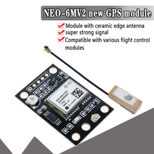 WAVGAT GY-NEO6MV2 New NEO-6M GPS Module NEO6MV2 with Flight Control EEPROM MWC APM2.5 Large Antenna for arduino
