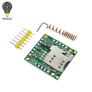 WAVGAT Smallest GPRS GSM Module WIS800C Micro SIM Card Core BOard Quad-band TTL Serial Port compatible SIM900A SIM800L SIM800C