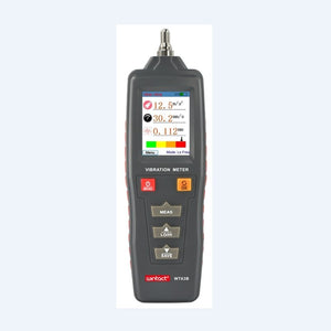 WT63B Vibration Analyzer Color LCD Digital Vibration Meter Rotate Acceleration Velocity Displacement High Low Frequency Tester
