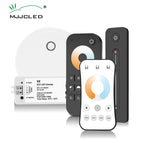 WW CW LED Dimmer Controller 12V 24V 2CH 10A RF 2.4G Wireless Remote Smart Wifi Dimmer Switch for Dual White CT LED Strip Light