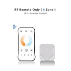 WW CW LED Dimmer Controller 12V 24V 2CH 10A RF 2.4G Wireless Remote Smart Wifi Dimmer Switch for Dual White CT LED Strip Light