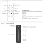 WW CW LED Dimmer Controller 12V 24V 2CH 10A RF 2.4G Wireless Remote Smart Wifi Dimmer Switch for Dual White CT LED Strip Light