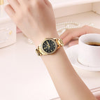 WWOOR New Gold Women Bracelet Watches Waterproof Ladies Watch Stainless Steel Casual Dress Woman Quartz Watch Women Reloj Mujer