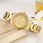 WWOOR New diamond Women Bracelet Watches Waterproof Ladies Watch Stainless Steel fashion Dress Quartz Watch Women Reloj Mujer