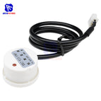 Water Liquid Level Switch Contactless Detector Outer Adhering Type Level Sensor NPN PNP Rs485 Interface Compatible Power Adapter