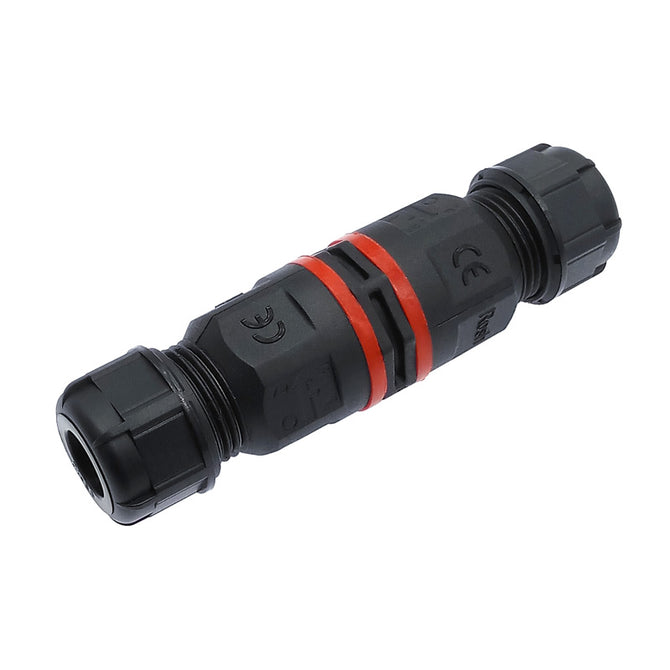 Waterproof connector IP68 I Shape 2 pin 3pin 4pin 250V 30A Cable Wire Gland Sleeve connector quick connect waterproof connector