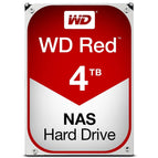 Western Digital WD Red NAS Hard Disk Drive 4TB - 5400 RPM Class SATA 6 GB/S 64 MB Cache 3.5-Inch for Decktop Nas