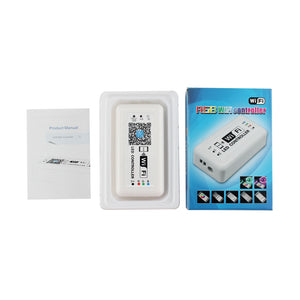 Wifi LED RGB Controller DC12V 24V 16 Million Colors Music and Timer Wifi Control for RGB RGBW LED Strip.