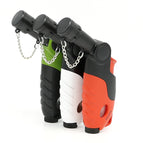Windproof Butane Jet 1300 Torch Lighter with Strap - Random Color NO GAS