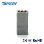 Wire Cable Connector Terminal Blocks 222 6pole colorful Quick Push In Spring Plastic Material PA66 Mini Fast Connectors 10PCS
