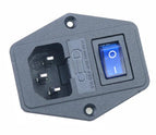 With 10A Fuse! Red yellow  Green Blue Black Rocker Switch Fused  C14 IEC320 Inlet Power Socket Fuse Switch Connector AS-10 wholesale bulk price
