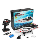 Wltoys WL912-A 2.4G 35KM/H RC Boat Remote Control Fishing Finder Boat Radio 390 Motor RC Ship For Kids Gift Toys RC Bait Boat