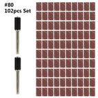 XCAN Sanding Drum Set #80#100#120 Grit with 6.35mm 12.7mm Sanding Mandrel for Dremel Rotary Tools Abrasive Tools Sanding Bands