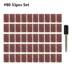 XCAN Sanding Drum Set #80#100#120 Grit with 6.35mm 12.7mm Sanding Mandrel for Dremel Rotary Tools Abrasive Tools Sanding Bands