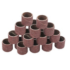 XCAN Sanding Drum Set #80#100#120 Grit with 6.35mm 12.7mm Sanding Mandrel for Dremel Rotary Tools Abrasive Tools Sanding Bands
