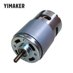 YIMAKER 795 DC Motor Large Torque High Power DC12V-24V Universal Motor Double Ball Bearing Mute High Speed Round Axis