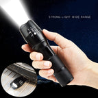 Z45 Led Flashlight Ultra Bright Waterproof MINI Torch T6/L2/V6 zoomable 5 Modes 18650 rechargeable Battery for camping tactical