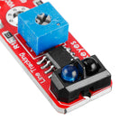 Keyes Brick Grayscale Sensor(Pad hole) Anti-reverse Plug White Terminal TCRT5000 Sensor Module wholesale bulk price