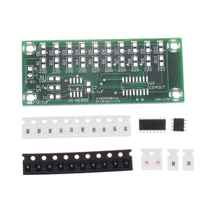 DIY Electronic Kit Set 4017 Water Light Production Kit SMD Components Soldering Parts LED Production Fun DIY wholesale bulk price
