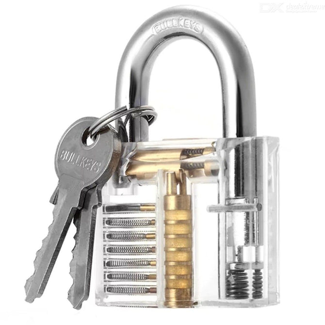 20pcs/lot X18 PCS Multifunctional Transparent Practice Lock Unlock Tool Locksmith Practice Tool Kit wholesale bulk price