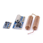 OPEN-SMART Long Range 433MHz Wireless Transceiver Kit Mini RF Transmitter Receiver Module + 2PCS Spring Antennas wholesale bulk price