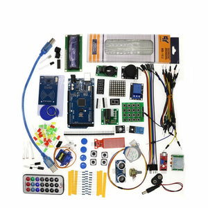 AOQDQDQD® Mega2560 R3 Starter Kit Motor Servo RFID Ultrasonic Ranging Relay LCD for Arduino wholesale bulk price