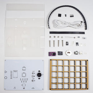 Geekcreit® DIY Multi-function LED Cool Music Spectrum RGB Color Palette Clock Kit wholesale bulk price