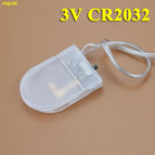 cltgxdd 5Pcs CR2032 Button Coin Cell Battery Socket Holder Case Cover With ON/OFF Switch 3V x1 6V battery Storage Box