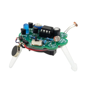Photosensitive Mobile Robot DIY Kit Bulk Tail Breathing Lamp Interesting Electronic Training Kit wholesale bulk price