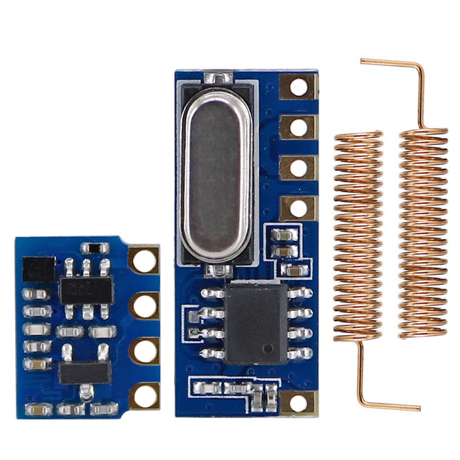 OPEN-SMART Long Range 433MHz Wireless Transceiver Kit Mini RF Transmitter Receiver Module + 2PCS Spring Antennas wholesale bulk price