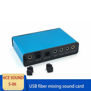 USB 2.0 External Sound Card 6 Channel 5.1 Stereo Sound Optical Audio Output Adapter For PC And Mac wholesale bulk price