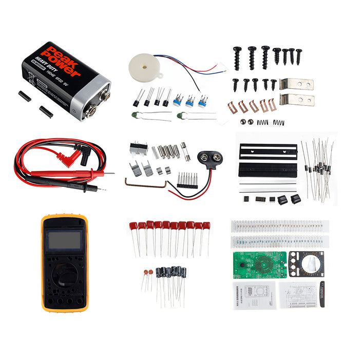 Digital Multimeter Teaching Kit DT9205A Multimeter SolderingTraining DIY Parts Production Kit wholesale bulk price