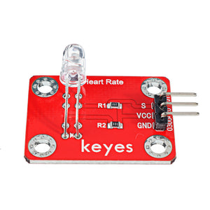 Keyes Brick Finger Heartbeat Module(Pad hole) with Pin Header Board Analog Signal wholesale bulk price
