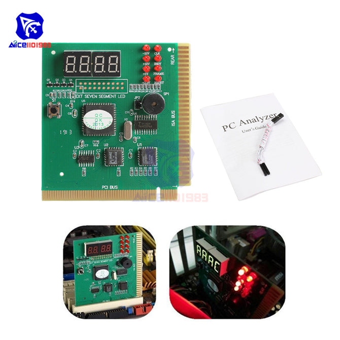 diymore 4-Digit LCD Display PC Analyzer Diagnostic Card Motherboard Post Tester for PC Laptop