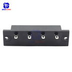 diymore 5PCS/Lot 4 Pin Speaker Terminal Block 4 Way Amplifier Spring Jointing Clamp Test Clip Stereo Speaker Strip Connector