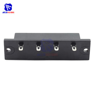 diymore 5PCS/Lot 4 Pin Speaker Terminal Block 4 Way Amplifier Spring Jointing Clamp Test Clip Stereo Speaker Strip Connector