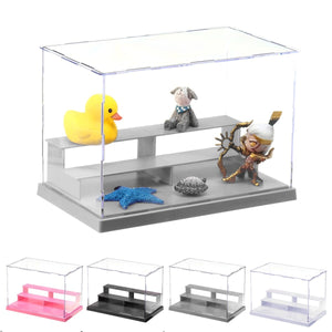 Acrylic Action Figures Model Transparent Display Case Toy DIY Assembling Storage Box Car Ship Collectibles Cabinets Boys Toys wholesale bulk price