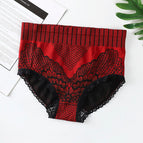 Ready Stock Cotton Panties Women Underwear Ladies Lingerie Plus Size High Waist Girl Briefs Antibacterial Comfortable Breathable