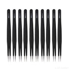 10pcs/set Anti-static Precision Tweezers Set Pinzas Pincet Stainless Steel ESD Tweezer Electronics Repair Tools wholesale bulk price