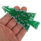 5Pcs Geekcreit® Christmas Tree LED Flash Kit Three Color Version 3D DIY Electronic Learning Kit wholesale bulk price