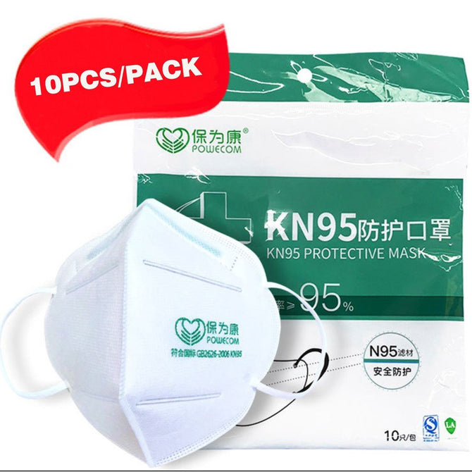 10PCS KN95 Face Medical Mask Mouth Mask PM2.5 Mascherie Filter Modkapjes Ful Atywirusowa