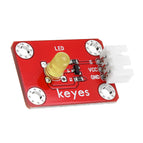 Keyes Brick LED Yellow Light Module (Pad hole) Anti-reverse Plug White Terminal Digital Signal wholesale bulk price