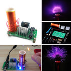3pcs DIY Mini Tesla Coil Module Unassembled 15W DC 15-24V 2A Plasma Speaker Electronic Kit wholesale bulk price