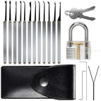 20pcs/lot X18 PCS Multifunctional Transparent Practice Lock Unlock Tool Locksmith Practice Tool Kit wholesale bulk price
