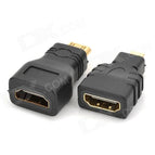 3-in-1 Micro HDMI/Mini HDMI/HDMI to VGA+3.5mm AV Adapter - White+Black wholesale bulk price