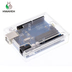 high quality One set UNO R3 Official Box ATMEGA16U2+MEGA328P Chip For Arduino UNO R3 Development board + USB CABLE