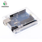 high quality One set UNO R3 Official Box ATMEGA16U2+MEGA328P Chip For Arduino UNO R3 Development board + USB CABLE